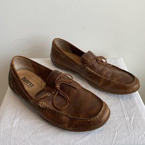 Börn Brown Leather Driving Mocs